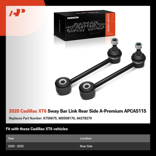2020 Cadillac XT6 Sway Bar Link Rear Side A-Premium APCA5115