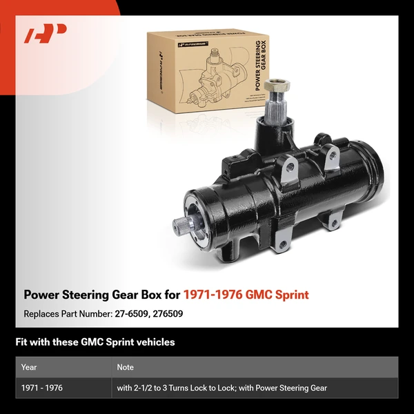 Power Steering Gear Box for 1971-1976 GMC Sprint
