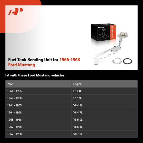 Fuel Tank Sending Unit for 1966-1968 Ford Mustang