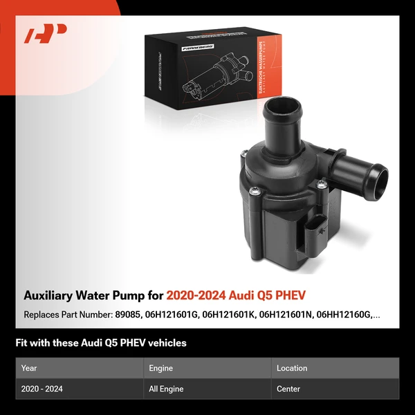 Auxiliary Water Pump for 2020-2024 Audi Q5 PHEV