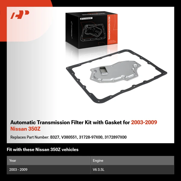 Automatic Transmission Filter Kit with Gasket for 2003-2009 Nissan 350Z