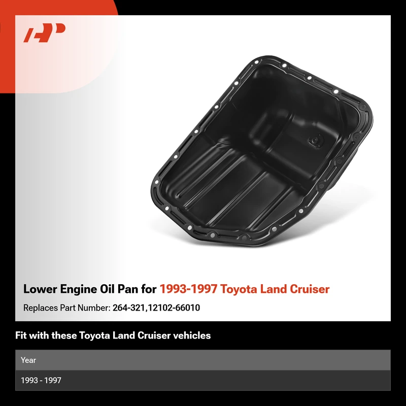 Lower Engine Oil Pan for 1993-1997 Toyota Land Cruiser
