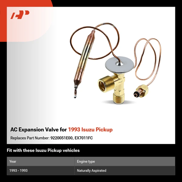 AC Expansion Valve for 1993 Isuzu Pickup