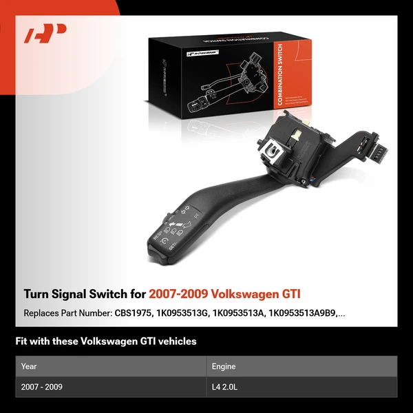 Turn Signal Switch for 2007-2009 Volkswagen GTI