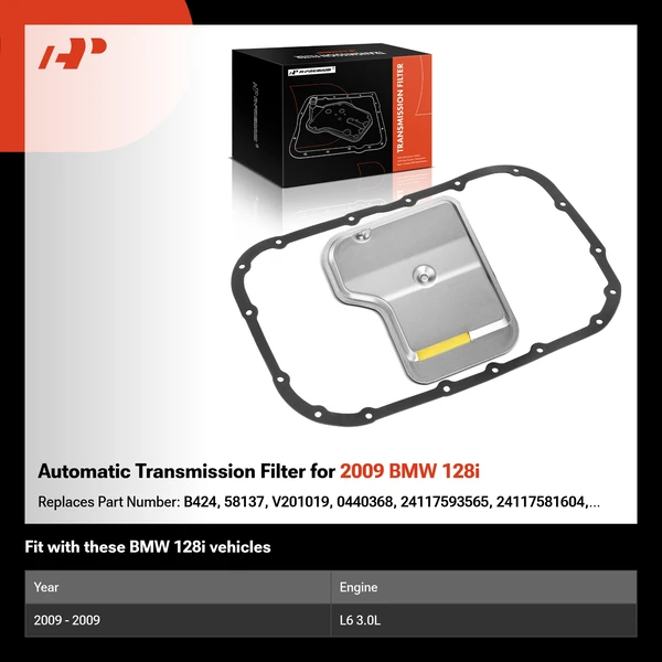 Automatic Transmission Filter for 2009 BMW 128i