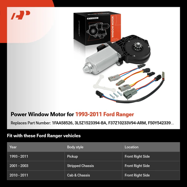 Power Window Motor for 1993-2011 Ford Ranger