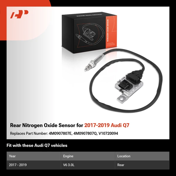 Rear Nitrogen Oxide Sensor for 2017-2019 Audi Q7