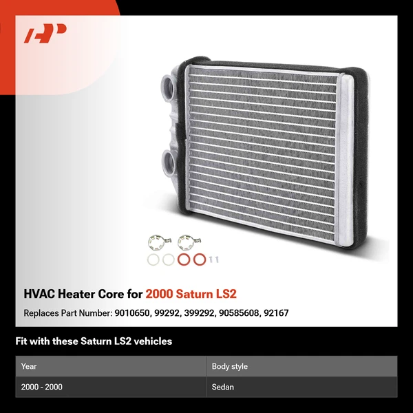 HVAC Heater Core for 2000 Saturn LS2