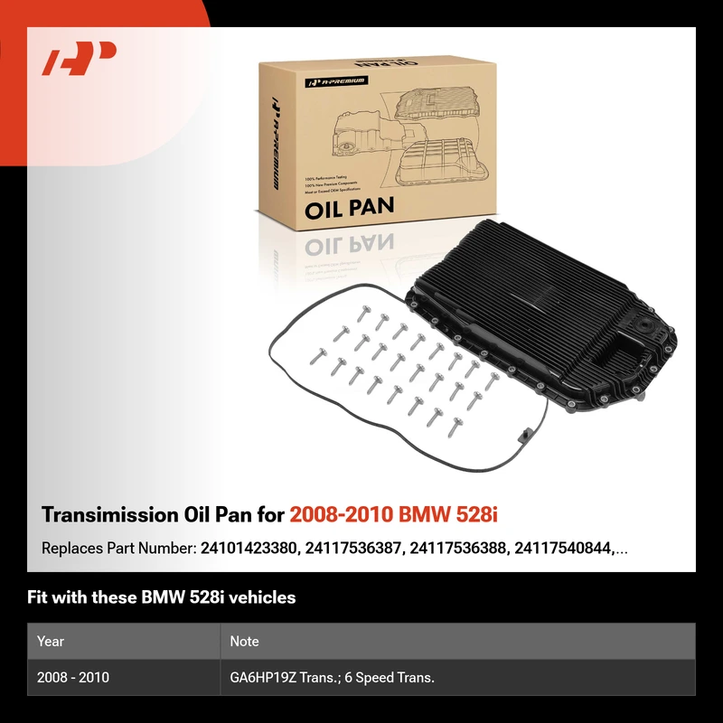 Transimission Oil Pan for 2008-2010 BMW 528i