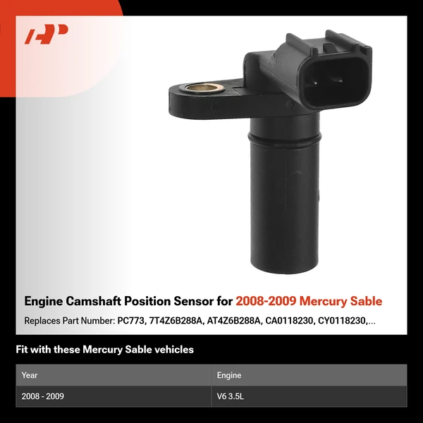 Engine Camshaft Position Sensor for 2008-2009 Mercury Sable