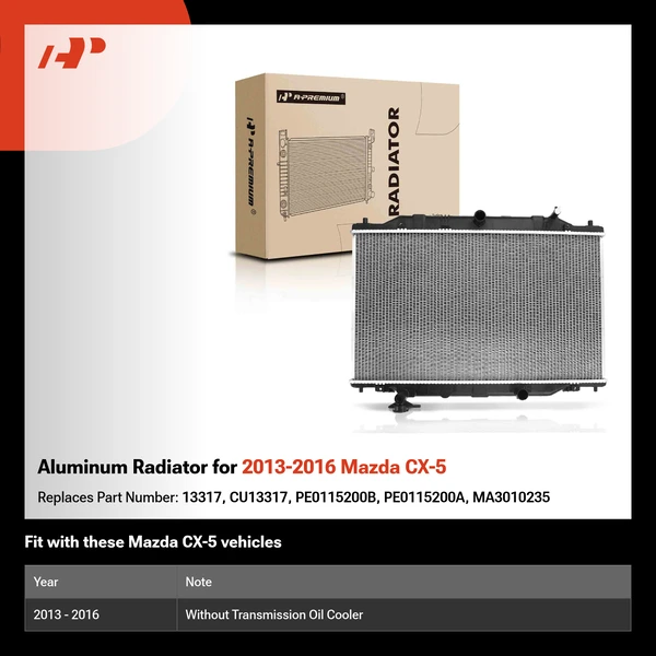 Aluminum Radiator for 2013-2016 Mazda CX-5