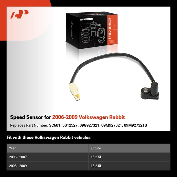 Speed Sensor for 2006-2009 Volkswagen Rabbit