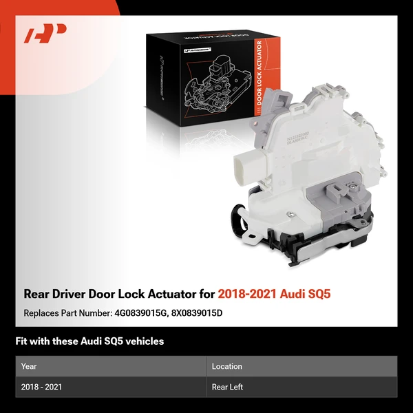 Rear Driver Door Lock Actuator for 2018-2021 Audi SQ5