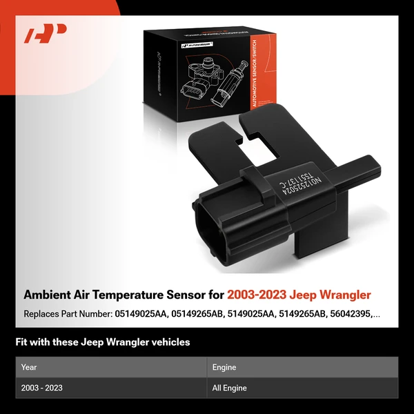 Ambient Air Temperature Sensor for 2003-2023 Jeep Wrangler