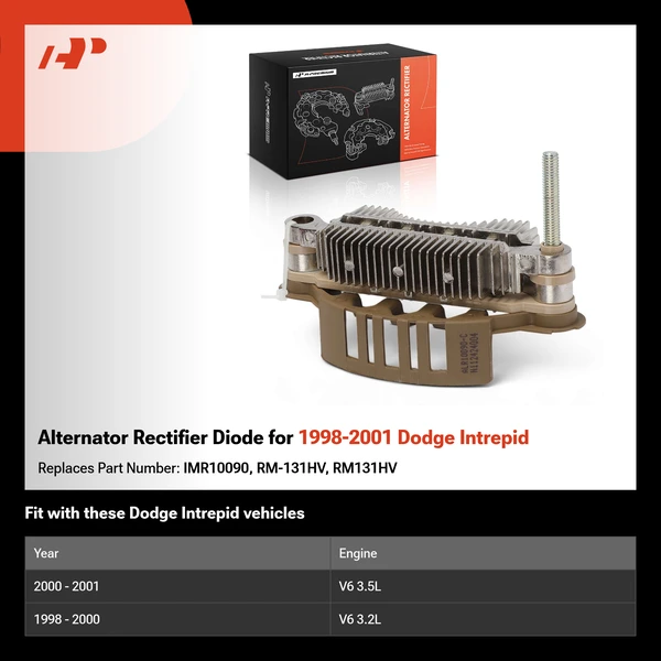 Alternator Rectifier Diode for 1998-2001 Dodge Intrepid