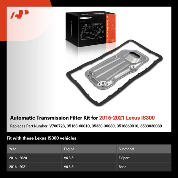 Automatic Transmission Filter Kit for 2016-2021 Lexus IS300