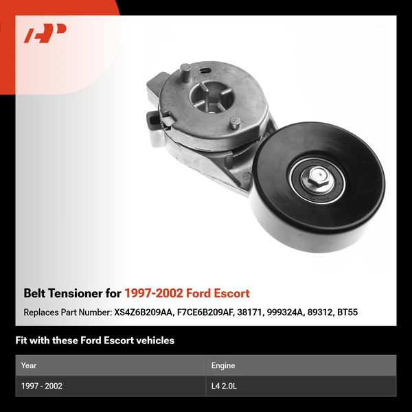 Belt Tensioner for 1997-2002 Ford Escort
