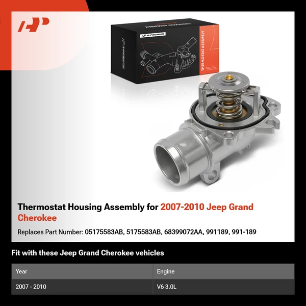 Thermostat Housing Assembly for 2007-2010 Jeep Grand Cherokee