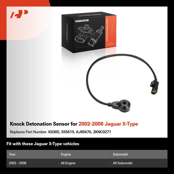 Knock Detonation Sensor for 2002-2008 Jaguar X-Type