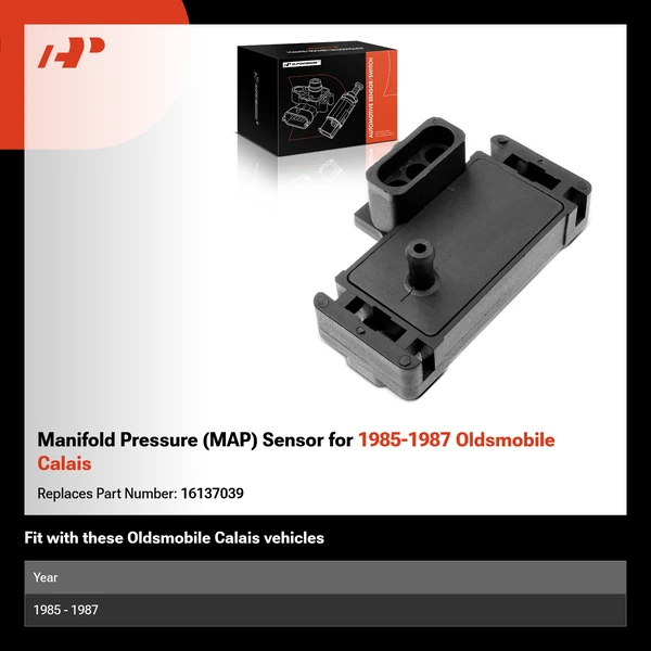Manifold Pressure (MAP) Sensor for 1985-1987 Oldsmobile Calais