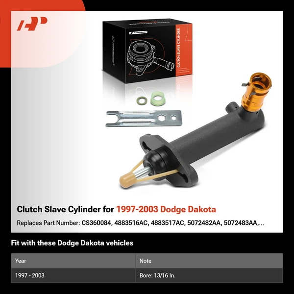 Clutch Slave Cylinder for 1997-2003 Dodge Dakota