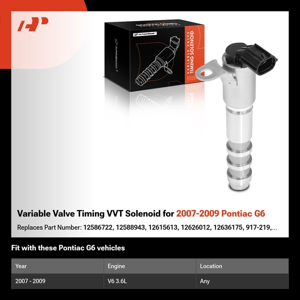 Variable Valve Timing VVT Solenoid for 2007-2009 Pontiac G6