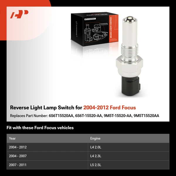 Reverse Light Lamp Switch for 2004-2012 Ford Focus