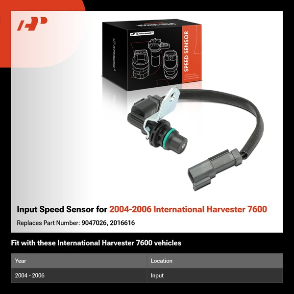 Input Speed Sensor for 2004-2006 International Harvester 7600