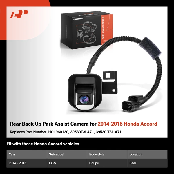Rear Back Up Park Assist Camera for 2014-2015 Honda Accord