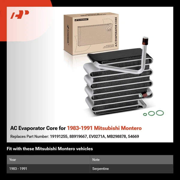 AC Evaporator Core for 1983-1991 Mitsubishi Montero