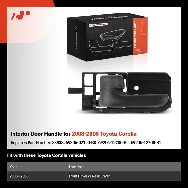 Interior Door Handle for 2003-2008 Toyota Corolla