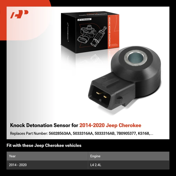 Knock Detonation Sensor for 2014-2020 Jeep Cherokee