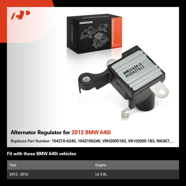 Alternator Regulator for 2012 BMW 640i