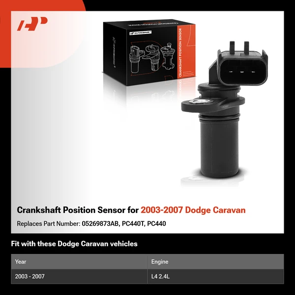 Crankshaft Position Sensor for 2003-2007 Dodge Caravan