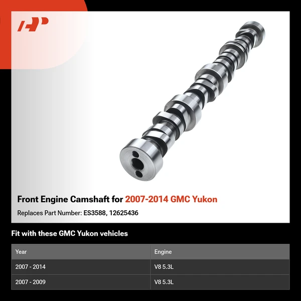 Front Engine Camshaft for 2007-2014 GMC Yukon