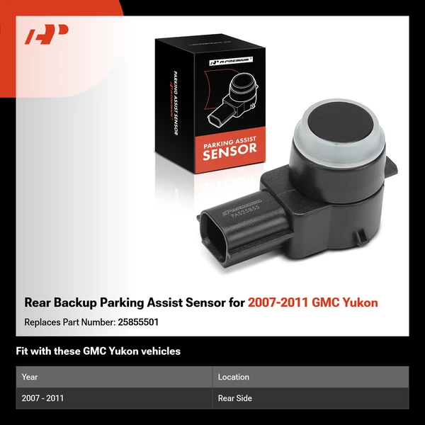 Rear Backup Parking Assist Sensor for 2007-2011 GMC Yukon