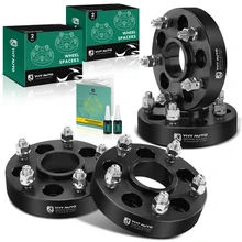 4 Pcs 1.25 inches Black 5x4.5 to 5x5 inches Wheel Adapters 0.5 inch x 20 71.5mm
