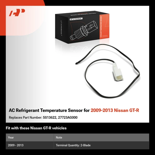 AC Refrigerant Temperature Sensor for 2009-2013 Nissan GT-R