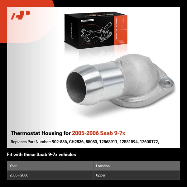 Thermostat Housing for 2005-2006 Saab 9-7x