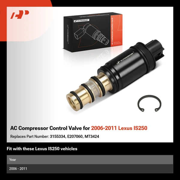 AC Compressor Control Valve for 2006-2011 Lexus IS250