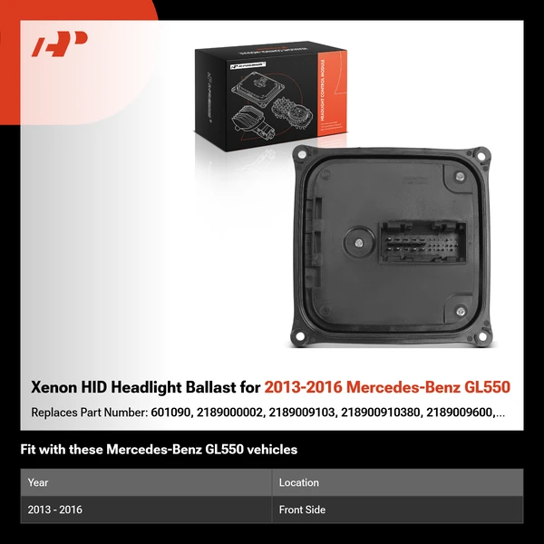 Xenon HID Headlight Ballast for 2013-2016 Mercedes-Benz GL550