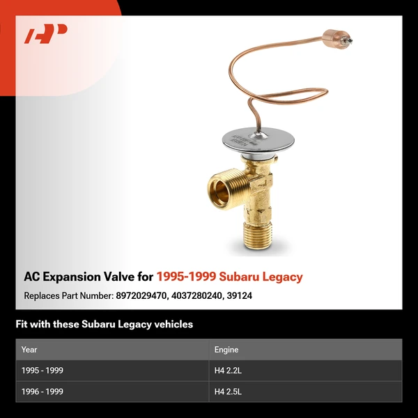 AC Expansion Valve for 1995-1999 Subaru Legacy