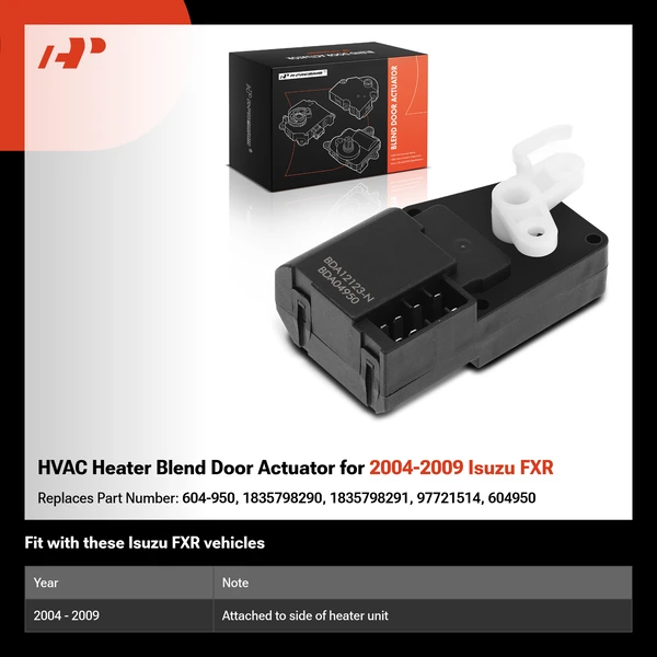 HVAC Heater Blend Door Actuator for 2004-2009 Isuzu FXR