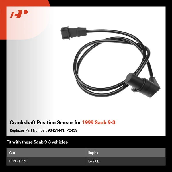 Crankshaft Position Sensor for 1999 Saab 9-3