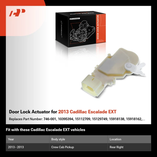 Door Lock Actuator for 2013 Cadillac Escalade EXT
