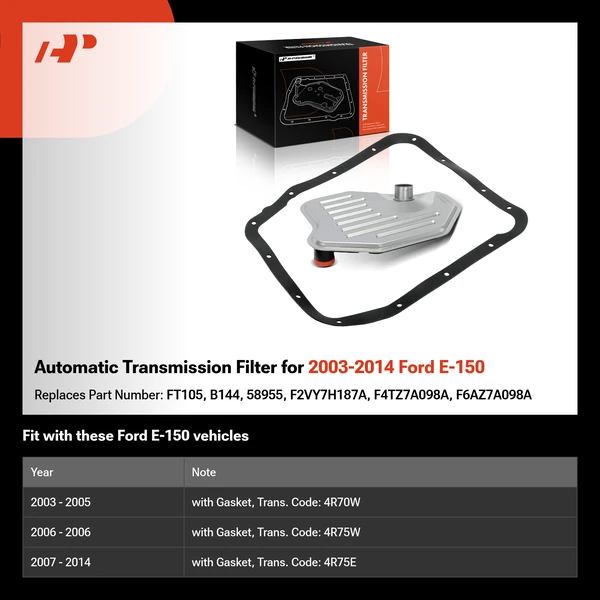 Automatic Transmission Filter for 2003-2014 Ford E-150