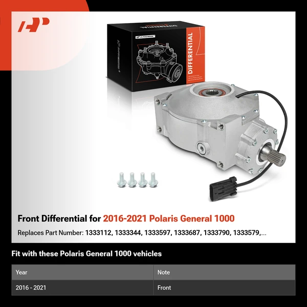 Front Differential for 2016-2021 Polaris General 1000