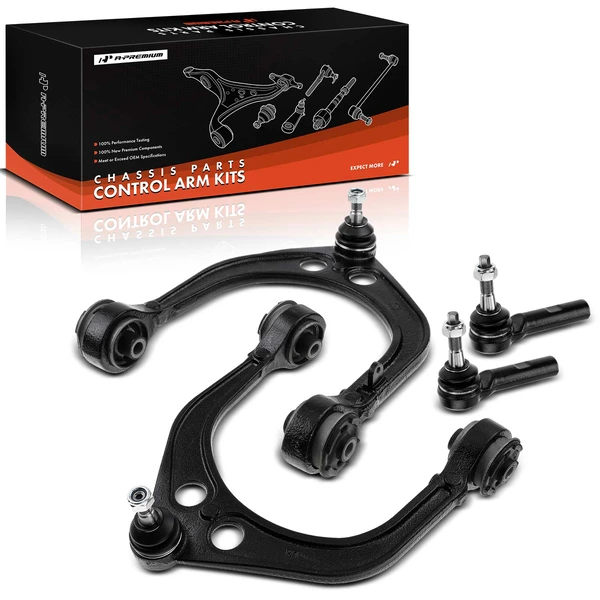2005-2010 Chrysler 300 A Set of 4 Control Arm and Tie Rod End Kit Front Side A-Premium APCA2991