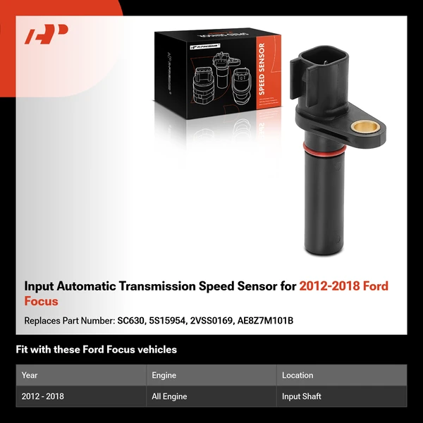 Input Automatic Transmission Speed Sensor for 2012-2018 Ford Focus