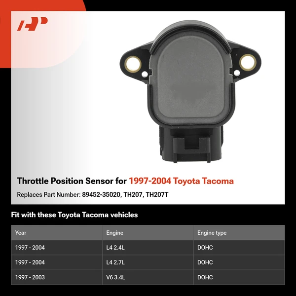 Throttle Position Sensor for 1997-2004 Toyota Tacoma